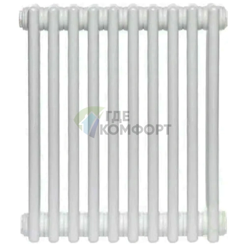 Трубчатый стальной радиатор Zehnder Charleston Z-2056/10 секций с боковым подключением N12 3/4 RAL 9016 - фото 1