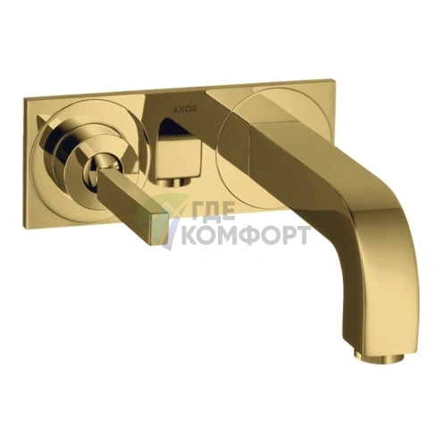 Смеситель для раковины AX Citterio в цвете полированное золото (39115990) - фото 1