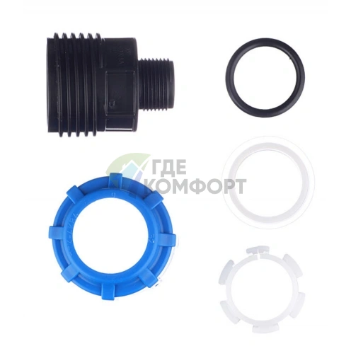 Муфта с наружной резьбой 32x3/4 ПНД Политэк - фото 4