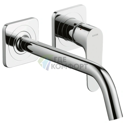 Встраиваемый смеситель AX Citterio M для раковины с розетками, хром (34116000) - фото 1