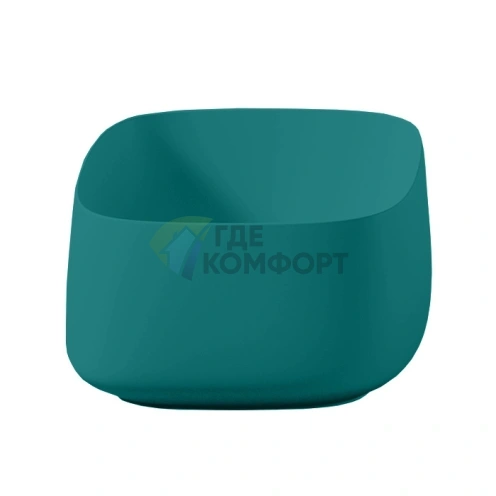 Раковина Artceram Cognac 43x43 см накладная без отверстия в цвете Foresta (COL006 43 00) - фото 1