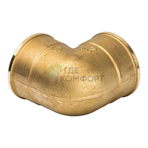 Угольник Stout внутренняя/внутренняя резьба латунный ВВ 2 - фото 3