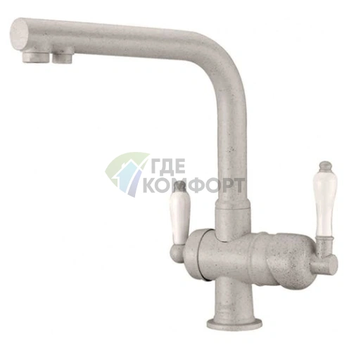 Смеситель для кухни Zorg ZR 328 YF: песочный, с фильтром Clean Water - фото 1