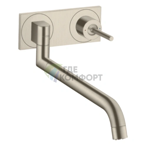 Смеситель для кухни AX Uno (шлифованный никель) (38815820) - фото 1
