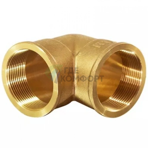 Уголок 3/4 ВВ (латунный) TIM (ТИМ) - фото 1