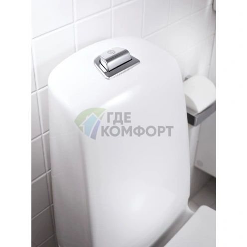 Унитаз-компакт Gustavsberg Nautic 5510 с жесткой крышкой - фото 9