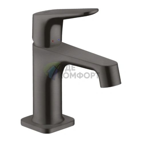 Смеситель для раковины AX Citterio M в цвете шлифованный черный хром (34016340) - фото 1