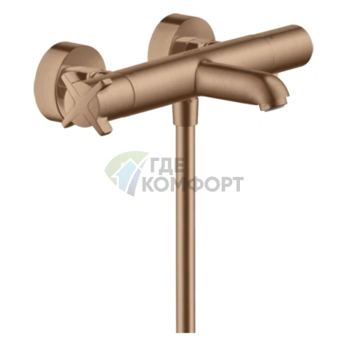 Термостат для ванны AX Citterio E BM шлифованное красное золото (36140310) - фото 1