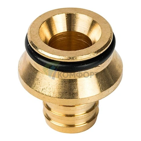 Фитинг STOUT компрессионный для труб из сшитого полиэтилена red 16x2-0x3/4 - фото 2