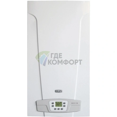 Газовый двухконтурный настенный котел Baxi ECO-4S 24 F - фото 1