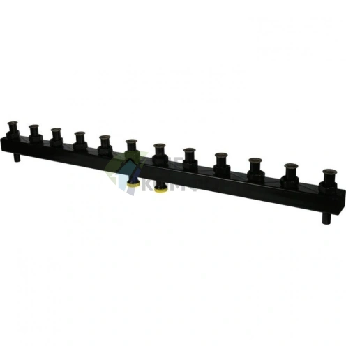 Коллектор распределительный стальной 6 отопительных контуров в теплоизоляции DN 25 STOUT - фото 1