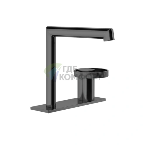 Однорычажный смеситель GESSI ANELLO для раковины, цвет Black XL (63315#299) - фото 1