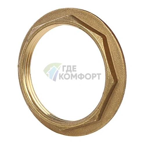 Контргайка STOUT с упором 2 латунная - фото 4