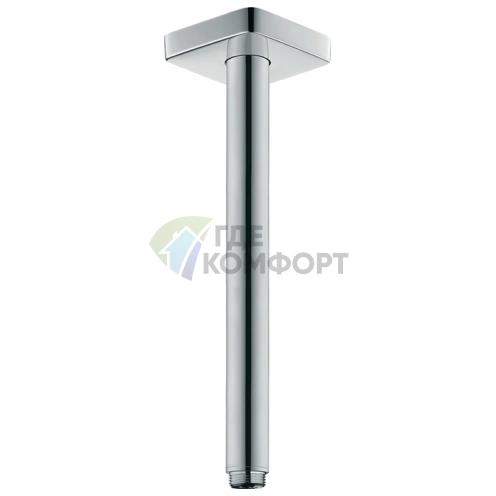 Потолочное подключение HG E 300 мм с резьбой G1/2 хром (27388000) - фото 1