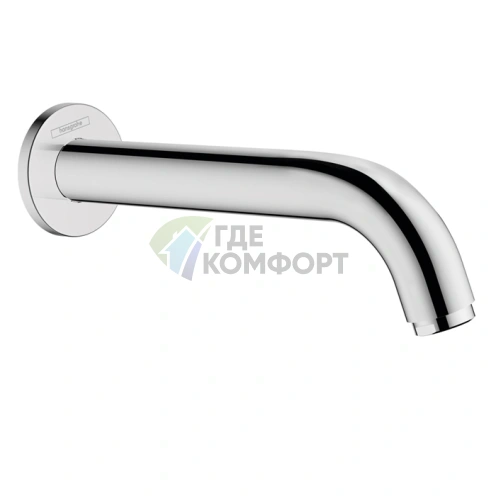 Излив для ванны Hansgrohe Vernis Blend настенный, 204 мм, хром (71420000) - фото 1