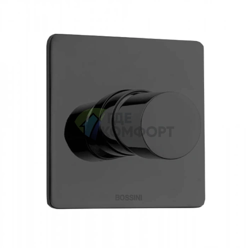 Смеситель для душа Bossini Oki настенный, матовый черный (Z00008.073) - фото 1