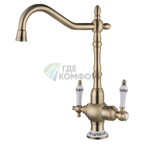 Смеситель Zorg ZR 336 для кухни: элегантный дизайн и комфорт в использовании - фото 1