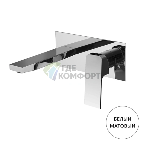 Смеситель для раковины FIMA Carlo Frattini Fit встраиваемый с донным клапаном click-clack (F3391LX5BS) - фото 1