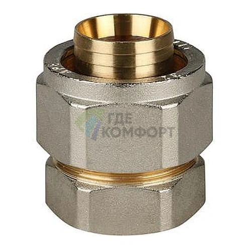 Переходник для металлопластиковых труб STOUT с внутренней резьбой ВР 1 x 32 резьбозажимной - фото 1