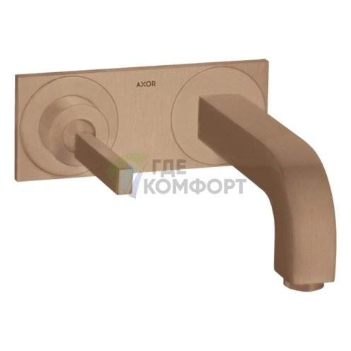 Смеситель для раковины AX Citterio в цвете шлифованное красное золото (39115310) - фото 1