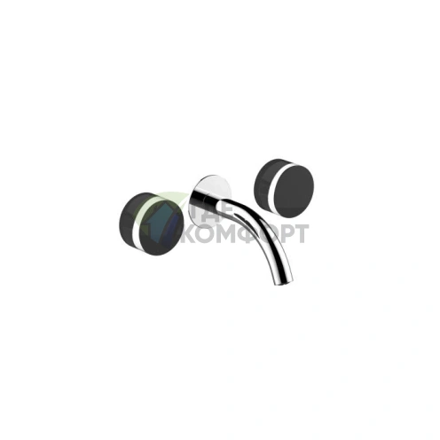 Встраиваемый смеситель Fantini Nice для раковины на 3 отверстия, хром (65 02 S210SB) - фото 1