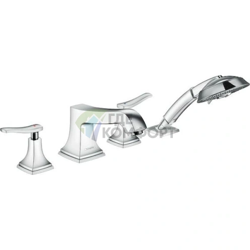 Смеситель Hansgrohe Metropol Classic 31441000 для борта ванны - фото 1