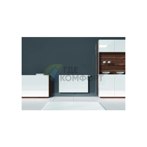 Стальной двухпанельный радиатор Axis Ventil 22 500 x 1600 с нижним подключением - фото 6