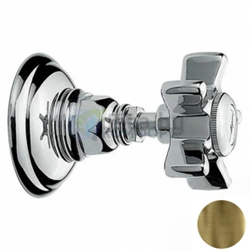 Nicolazzi Termostatico: Наружная часть запорного вентиля 3/4, цвет Bronze Plated (4912BZ18) - фото 1