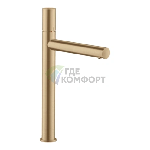 Смеситель для раковины AX Uno 260 Zero цвет шлифованная бронза (45004140) - фото 1