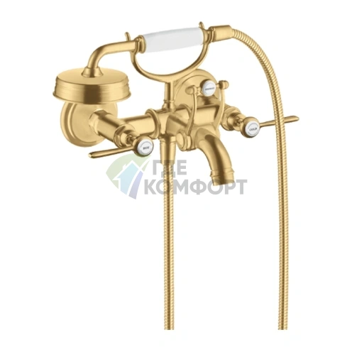 Смеситель для ванны AX Montreux в цвете шлифованное золото (16551250) - фото 1