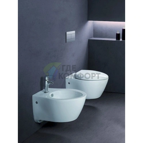 Подвесной унитаз Jacob Delafon Via E1744-00: современный дизайн и экономия пространства - фото 2