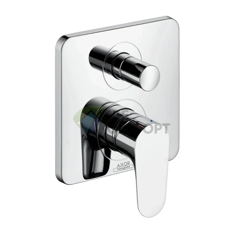 Встраиваемый однорычажный смеситель для ванны AX Citterio M (хром) (34425000) - фото 1