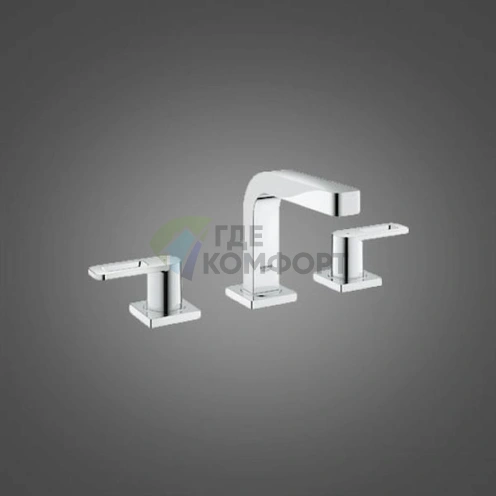 Смеситель для раковины Grohe Quadra 20306000 с однорычажным управлением - фото 5