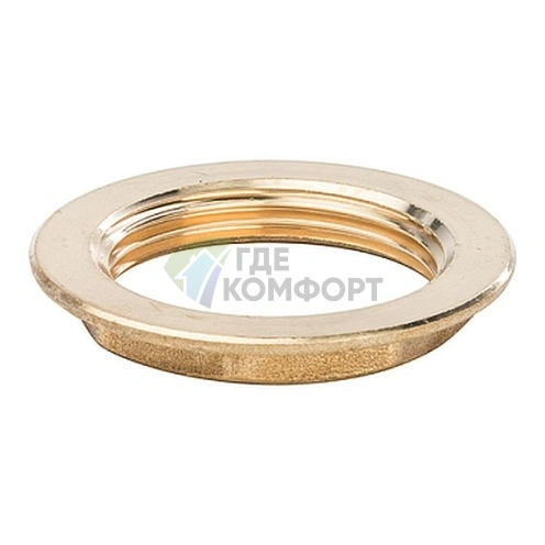 Контргайка STOUT с упором 1 1/4 латунная - фото 3