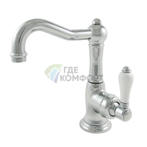 Смеситель для раковины Nicolazzi P.m. Blanc однорычажный с донным клапаном, хром (3452CR76C) фото 1