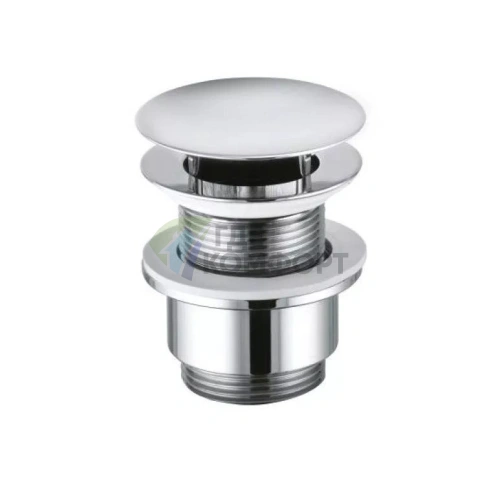 Сифон для раковины Kerasan Tribeca/Aquatech/Bentley с переливом CLOU, хром (753001 cr) - фото 1