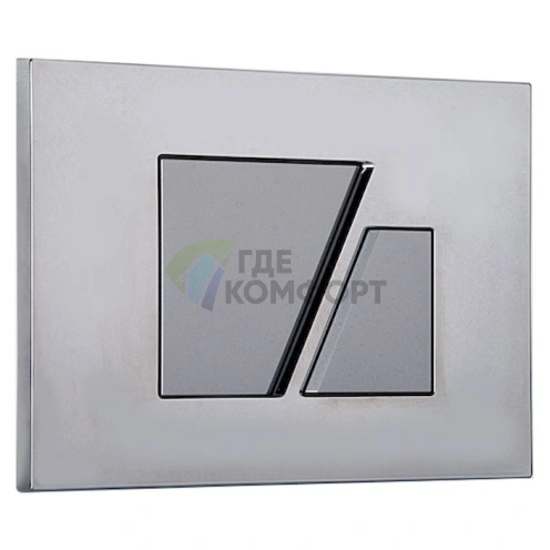 Кнопка смыва для унитаза Sanit S707 16.707.81, хром - фото 1