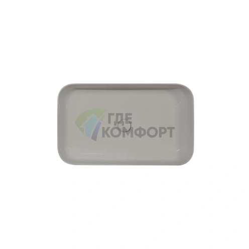 Раковина накладная Kerasan Tribeca 70x43 см без отверстия под смеситель (460259*0 Grigio matt) - фото 1