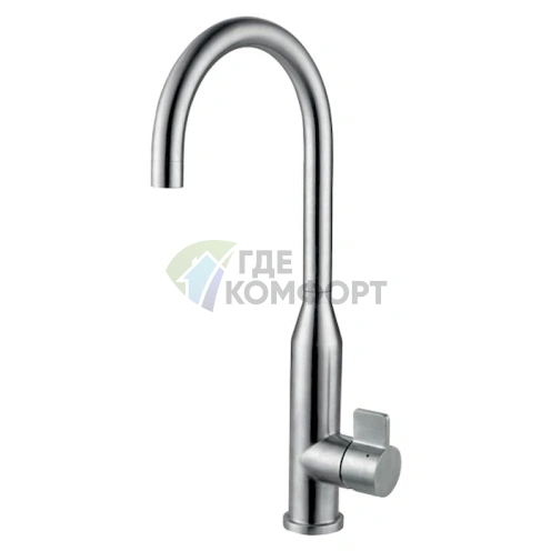 Стильный кухонный смеситель Zorg Inox Clow для вашей мойки - фото 1