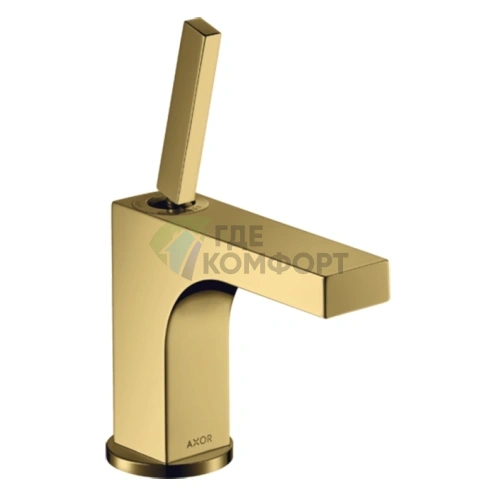 Смеситель для раковины AX Citterio в цвете полированное золото (39035990) - фото 1