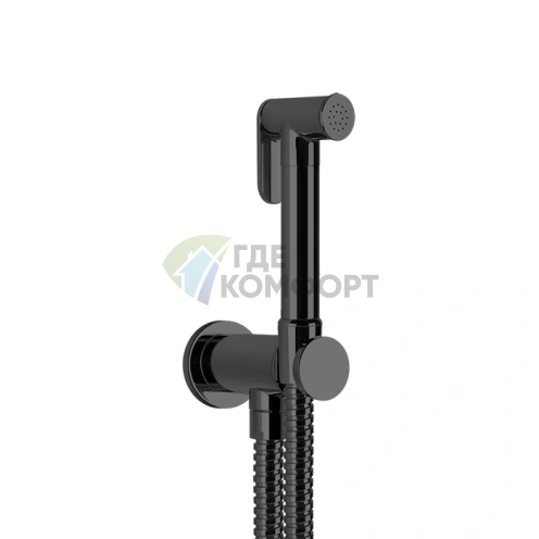 Гигиенический душ Gessi Transparenze Black Metal Brushed PVD (14331#707) - фото 1