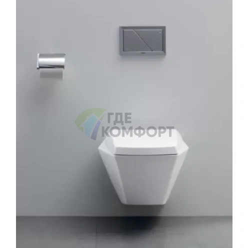 Подвесной унитаз TOTO Jewelhex CW682E с инсталляцией и сиденьем SoftClose - фото 6