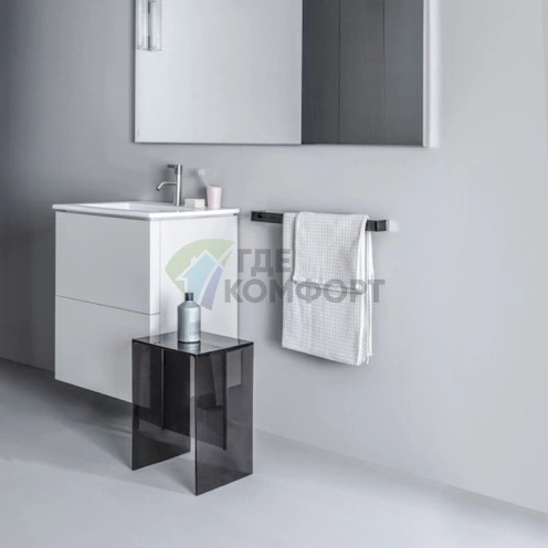 Тумба с раковиной Laufen Kartell белая 500х500х725 мм (8.6033.1.640.104.1) - фото 1