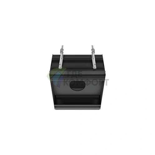 Профиль линейный GESSI BINARIO 250 мм Black XL для легкого монтажа систем (61121#299) - фото 1