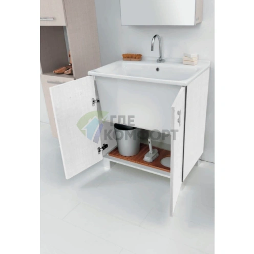 Раковина KERASAN Comunita постирочная 60х60см цвет bianco tela - фото 1