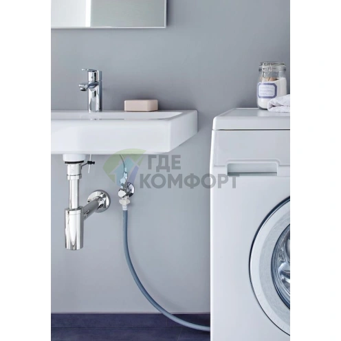 Комбинированный вентиль Grohe WAS 22036000 1/2 с уплотнительным кольцом - фото 3