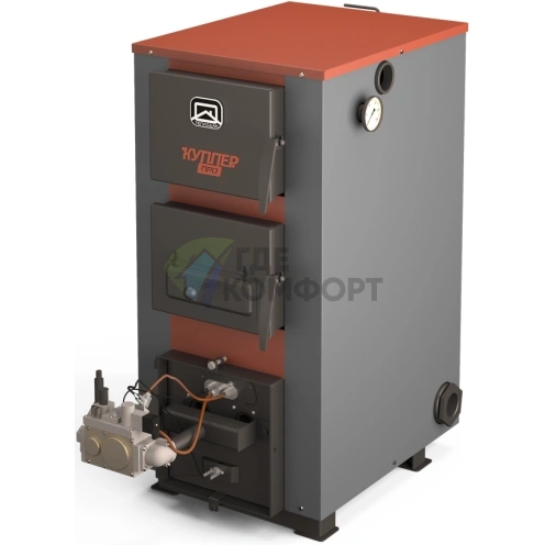Комбинированный напольный одноконтурный котел Теплодар Куппер ПРО 28 АГГ-26К фото 1