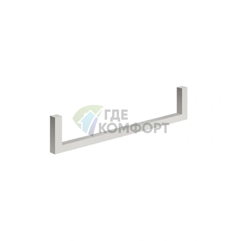 Полотенцедержатель фронтальный KERASAN Cento 375 мм для раковин 3537/3539, хром (911501) - фото 1