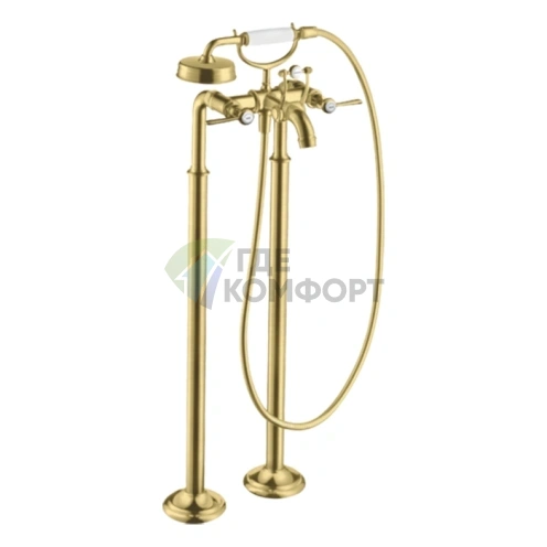 Напольный смеситель для ванны AX Montreux в патинированной меди (16553950) - фото 1