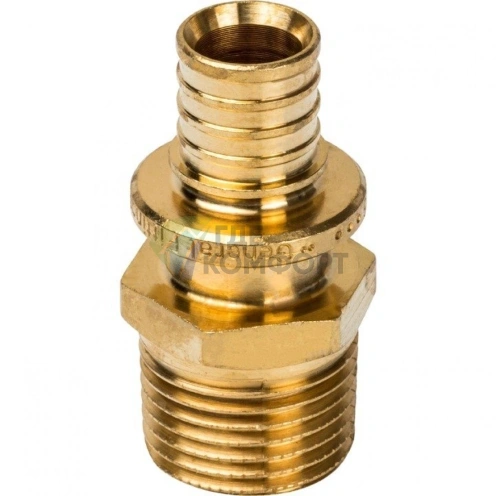 Переходник для труб из сшитого полиэтилена STOUT с наружной резьбой НР 16 x R 1/2 аксиальный - фото 11